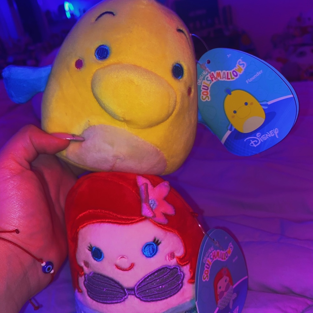 The little mermaid squishmallow set